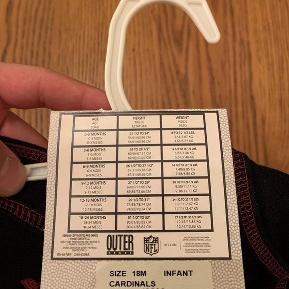 Arizona Cardinals NFL Official Baby Clothing - Picture 4 of 4